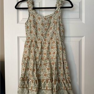 Blu Pepper Textured Green and Brown Top